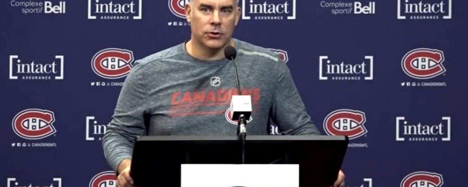 Dominique Ducharme dévoile son alignement pour le match face aux Sharks
