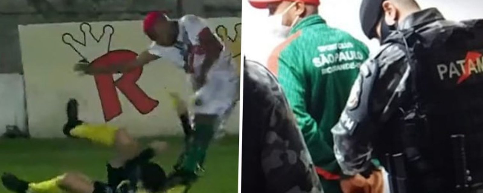 VIDÉO | Un joueur de soccer brésilien accusé de tentative de meurtre contre un arbitre 