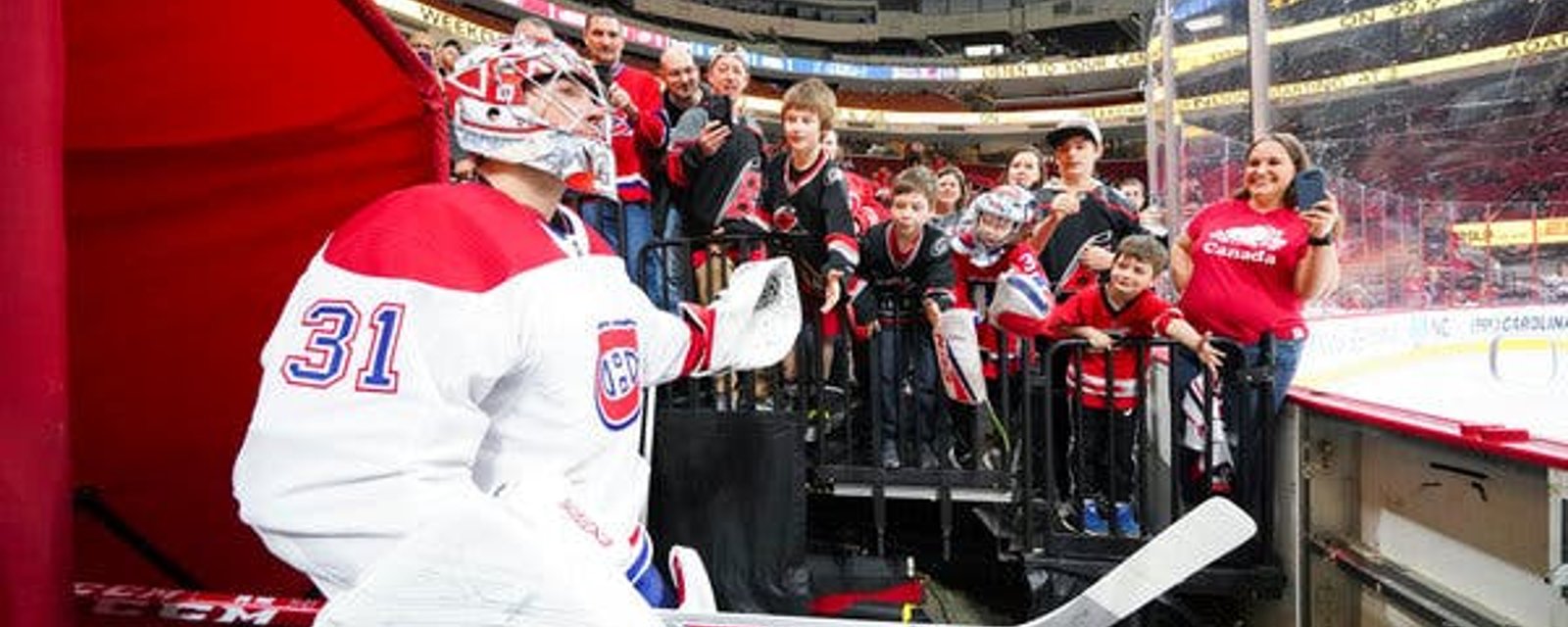 Carey Price en route vers Montréal