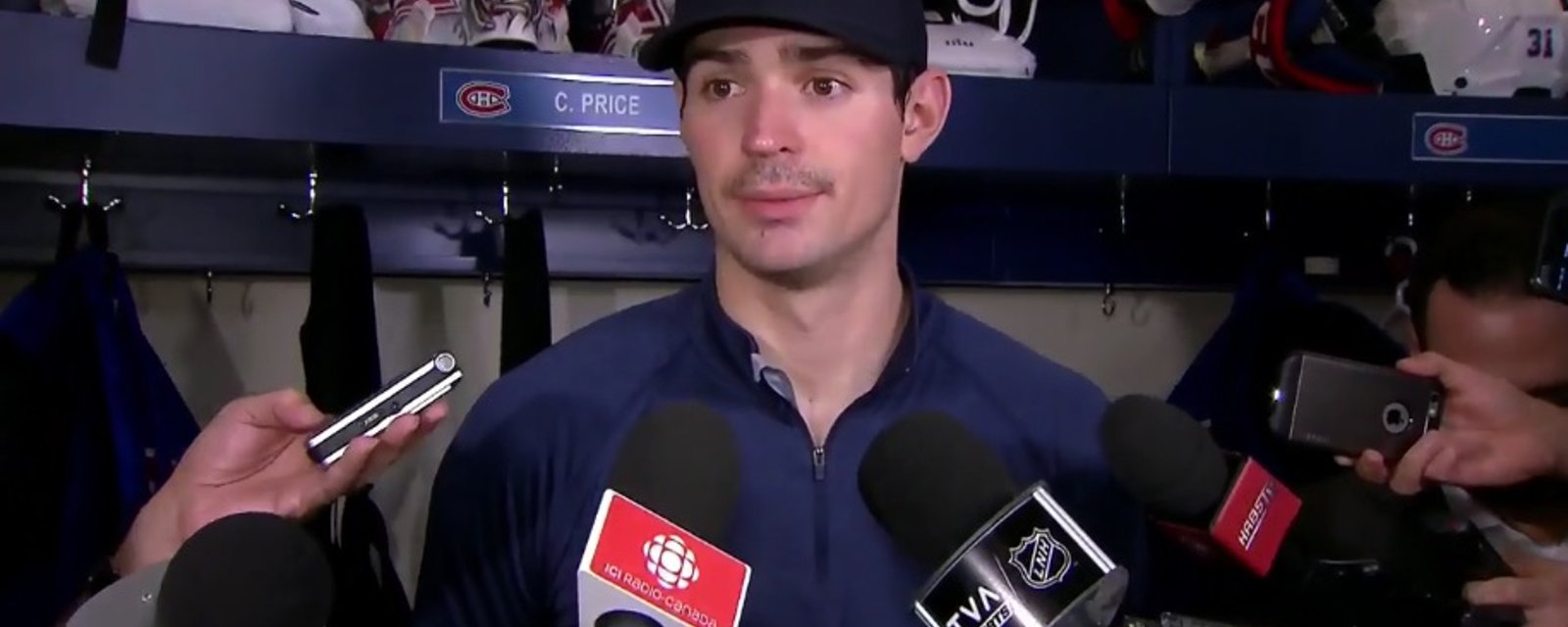 Carey Price brille par son absence pour le voyage du Canadien