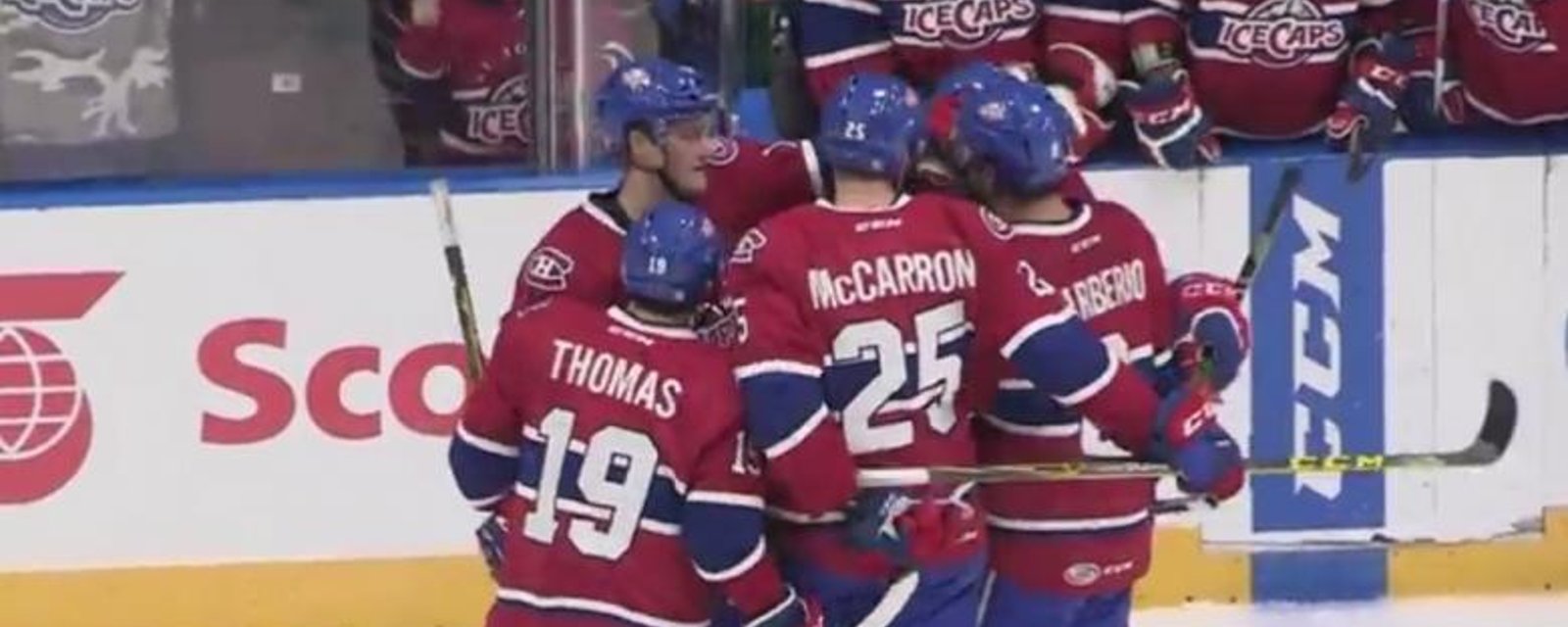 17 buts ont été comptés dans ce match opposant les IceCaps et les Marlies!
