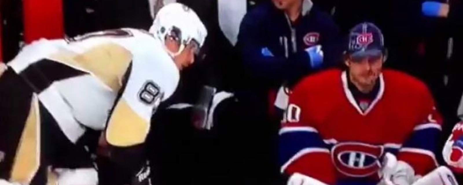 Budaj écoeure Sid the Kid