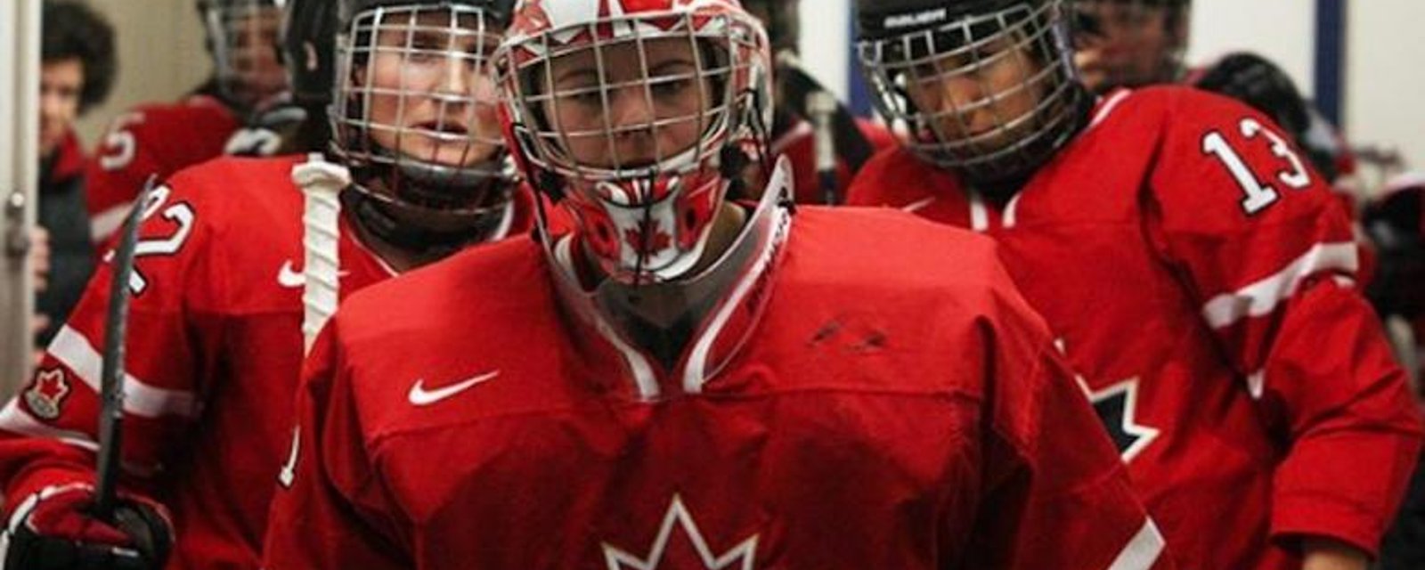 Les canadiennes échappent la médaille d'or.