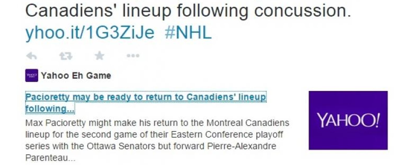 Max Pacioretty fait de gros progrès!