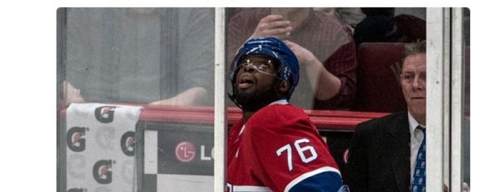 La LNH se prononce officiellement sur le geste de PK Subban!