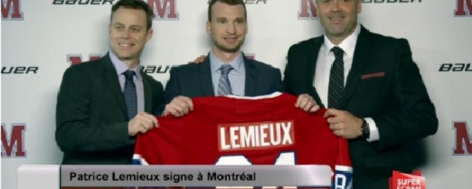Grosse signature de contrat à Montréal!