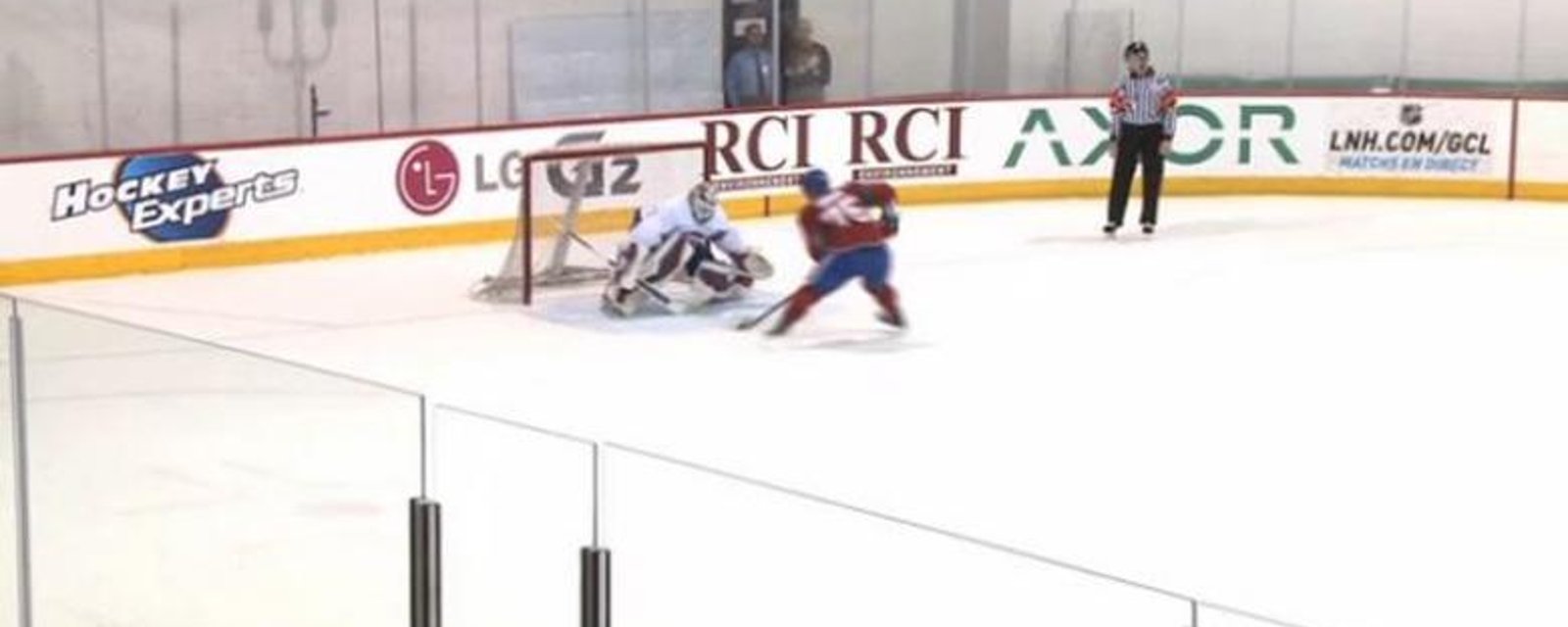VIDÉO: Charles Hudon a réussi le plus beau but du camp de développement!
