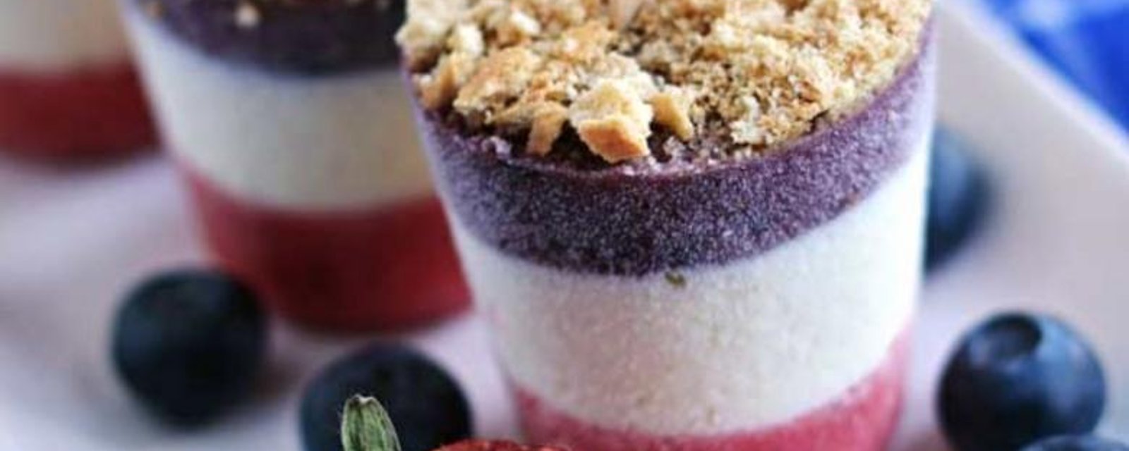 Dessert rafraichissant aux couleurs de vos glorieux 