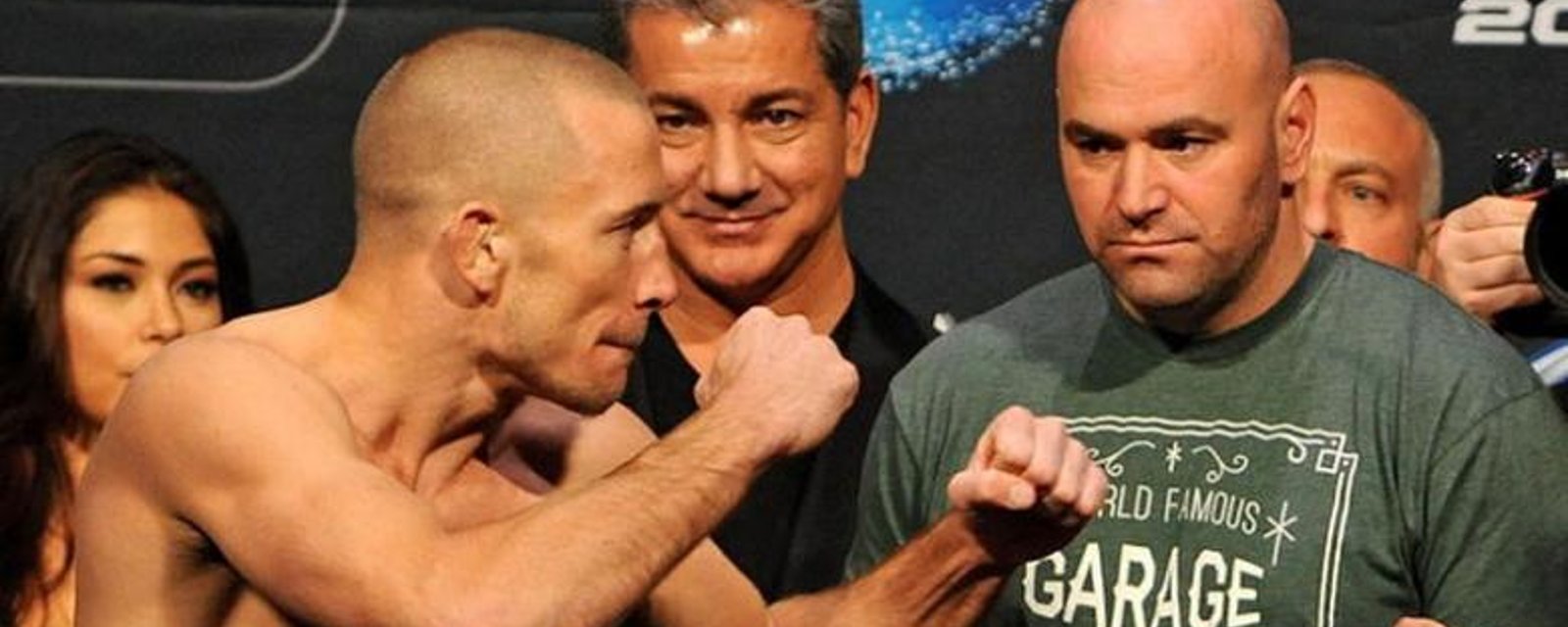 Dana White met de la pression sur Georges St-Pierre pour qu'il effectue un retour!