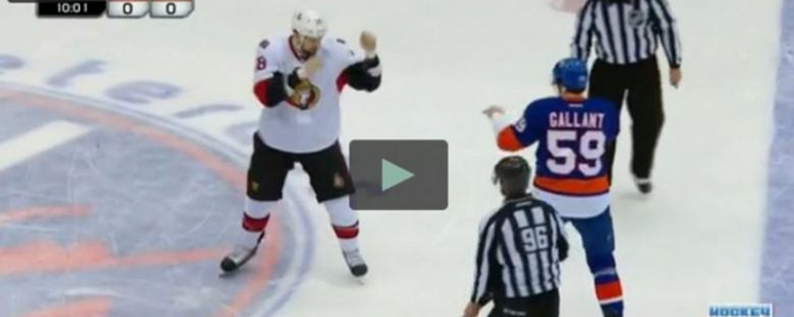 Brett Gallant passe le KO à Matt Kassian avec un coup de poing!