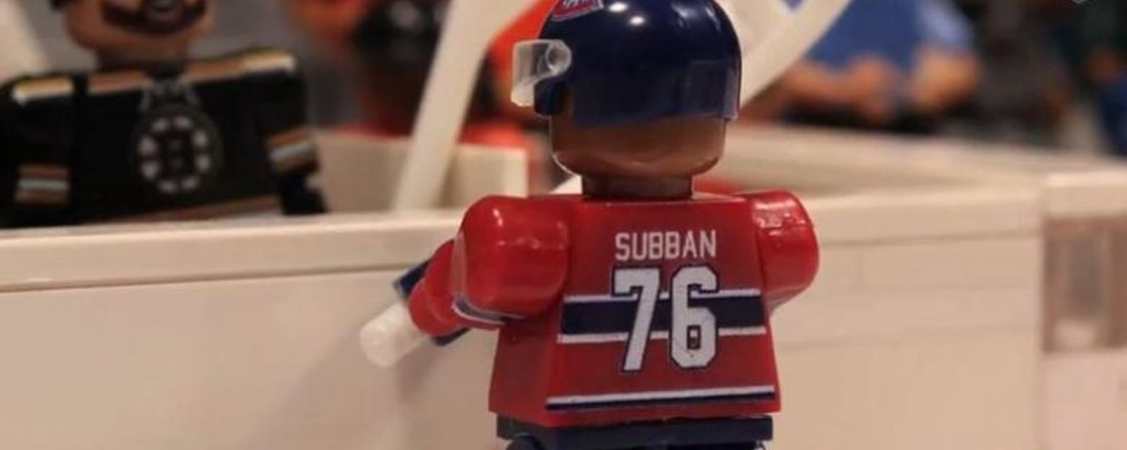 VIDÉO: L'incident Subban-Thornton et la bouteille d'eau recréé en Lego!