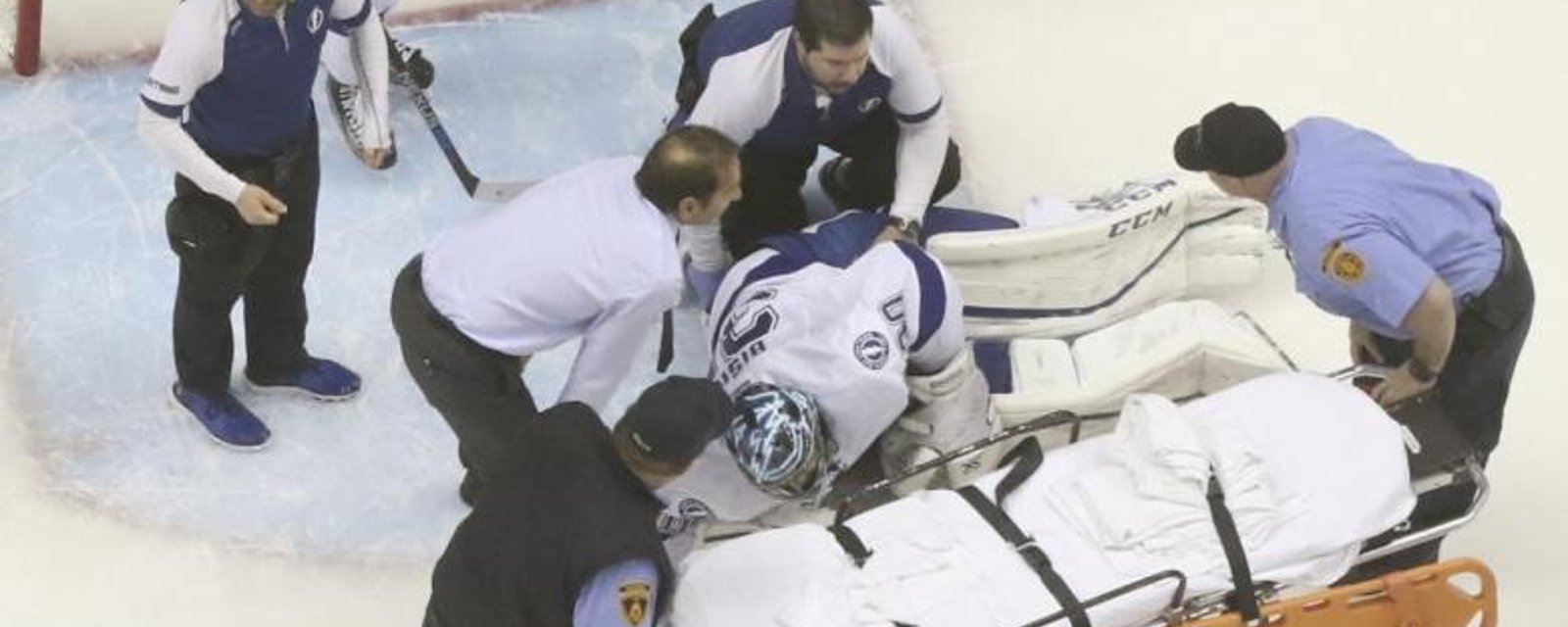 Major update on Ben Bishop after leaving Game 1 on a stretcher.