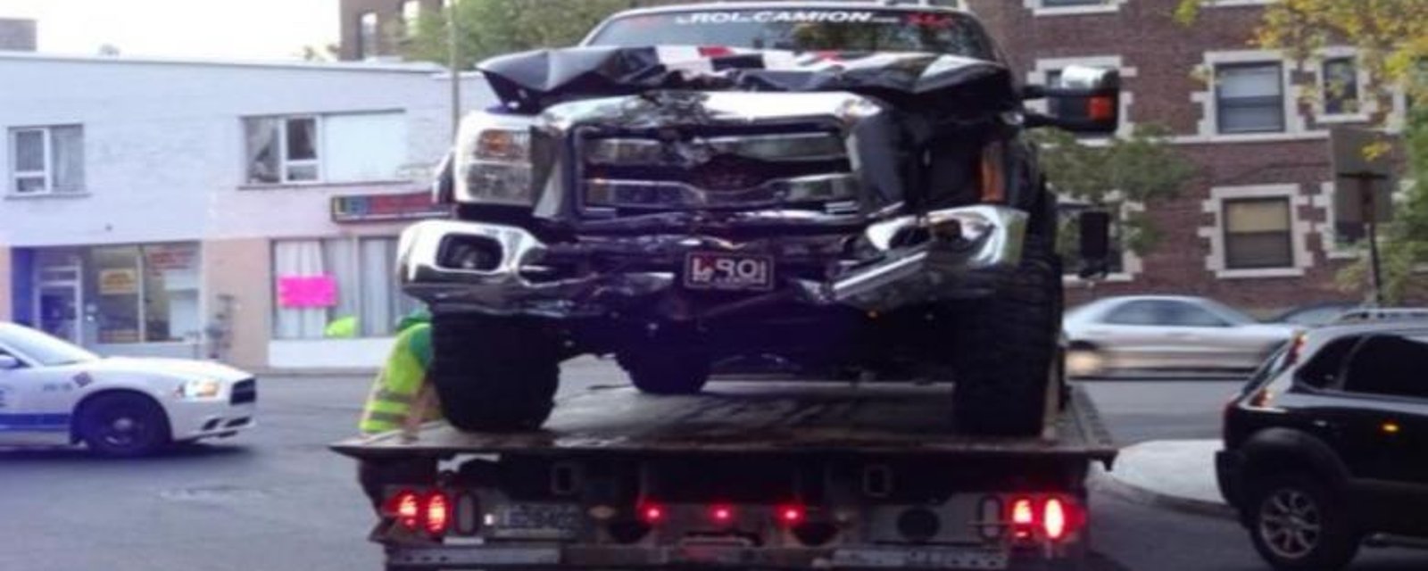 Developing story: Montreal Canadiens' player involved in violent car accident.