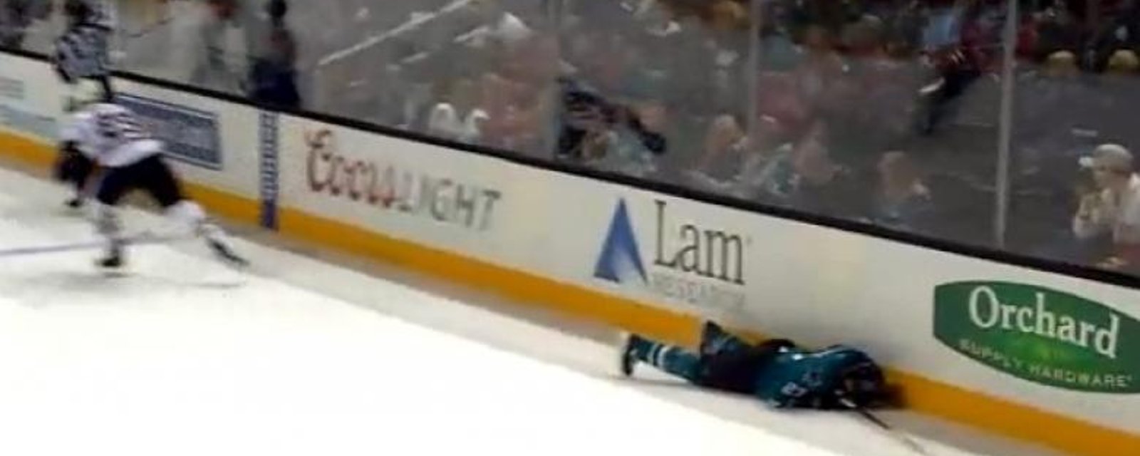 (VIDEO): Brian Bickell lowers the boom on Scott Hannan!