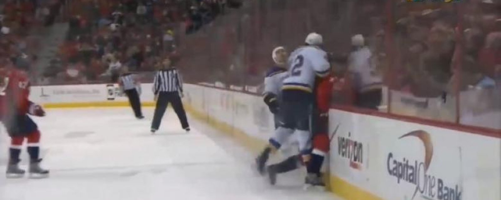 (VIDEO): David Backes gets ejected for hit on Alzner.