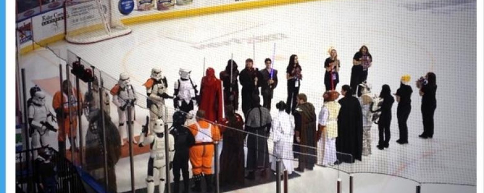 PHOTOS: Hockey team hosts Star Wars Night!
