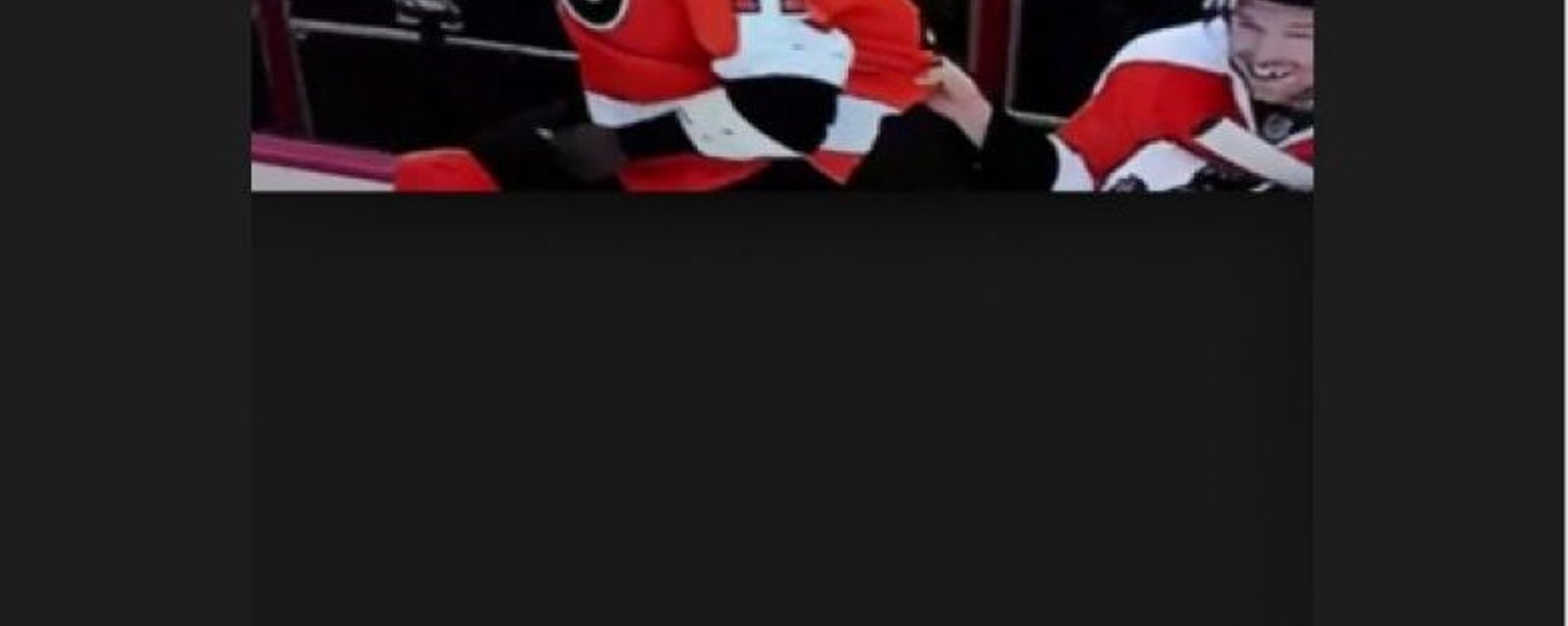 Claude Giroux makes fun of Wayne Simmonds!