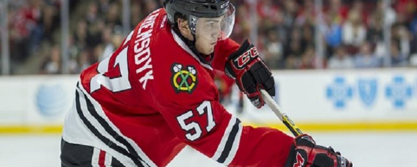 Hawks D getting beat up tonight