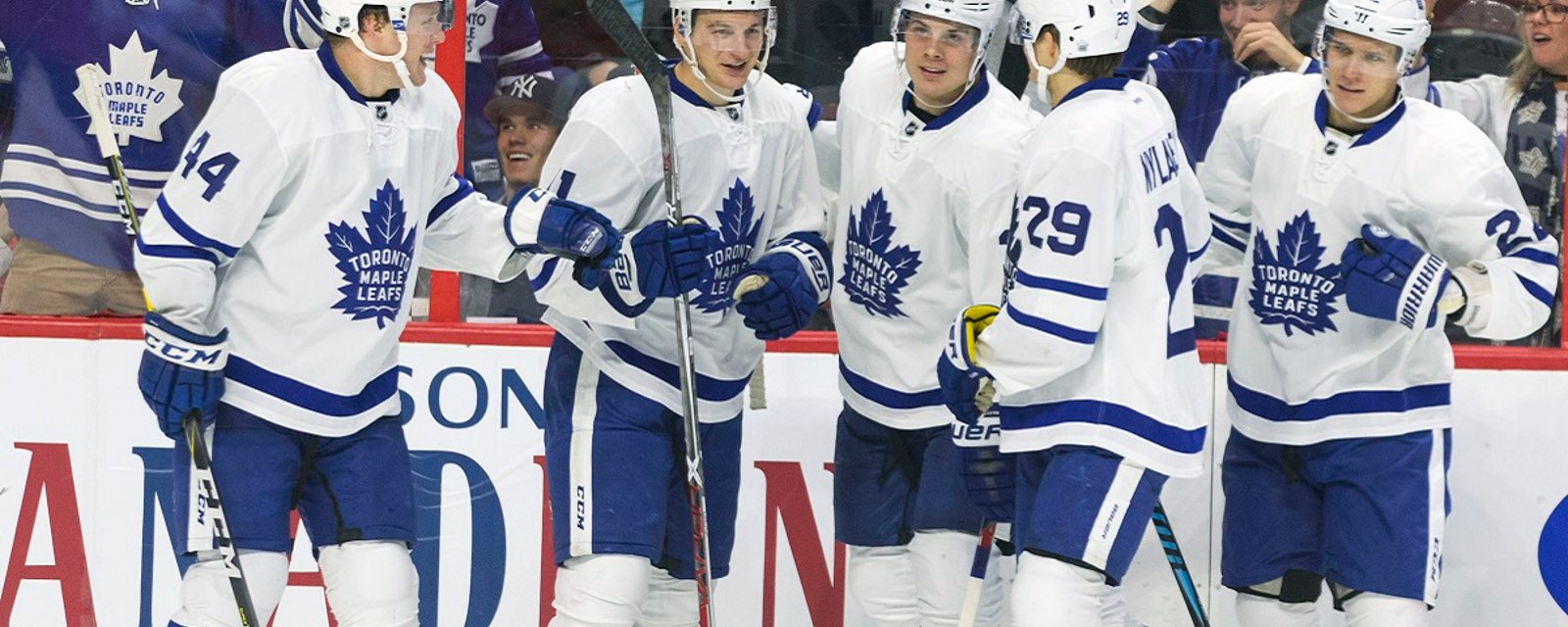 The Toronto Maple Leafs are offering free beer at the ACC!