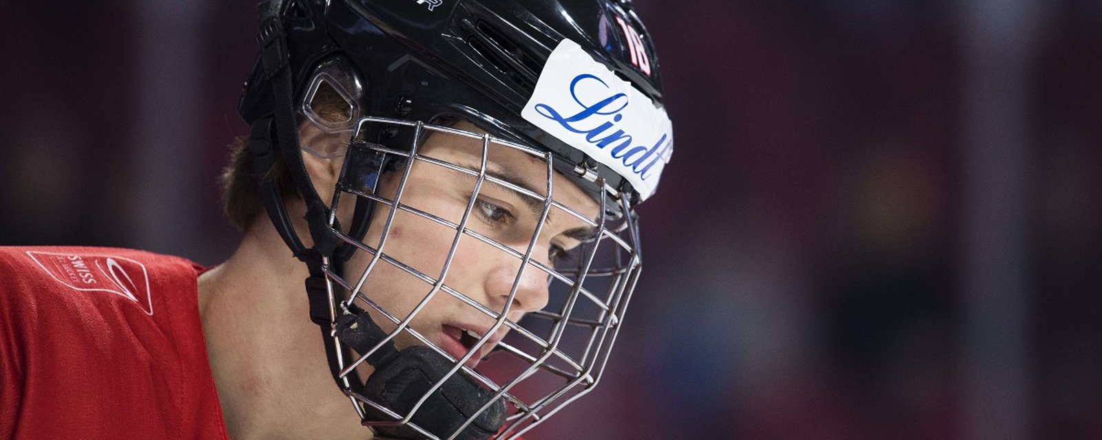 First overall pick in the draft signs his NHL deal, reveals his new number.