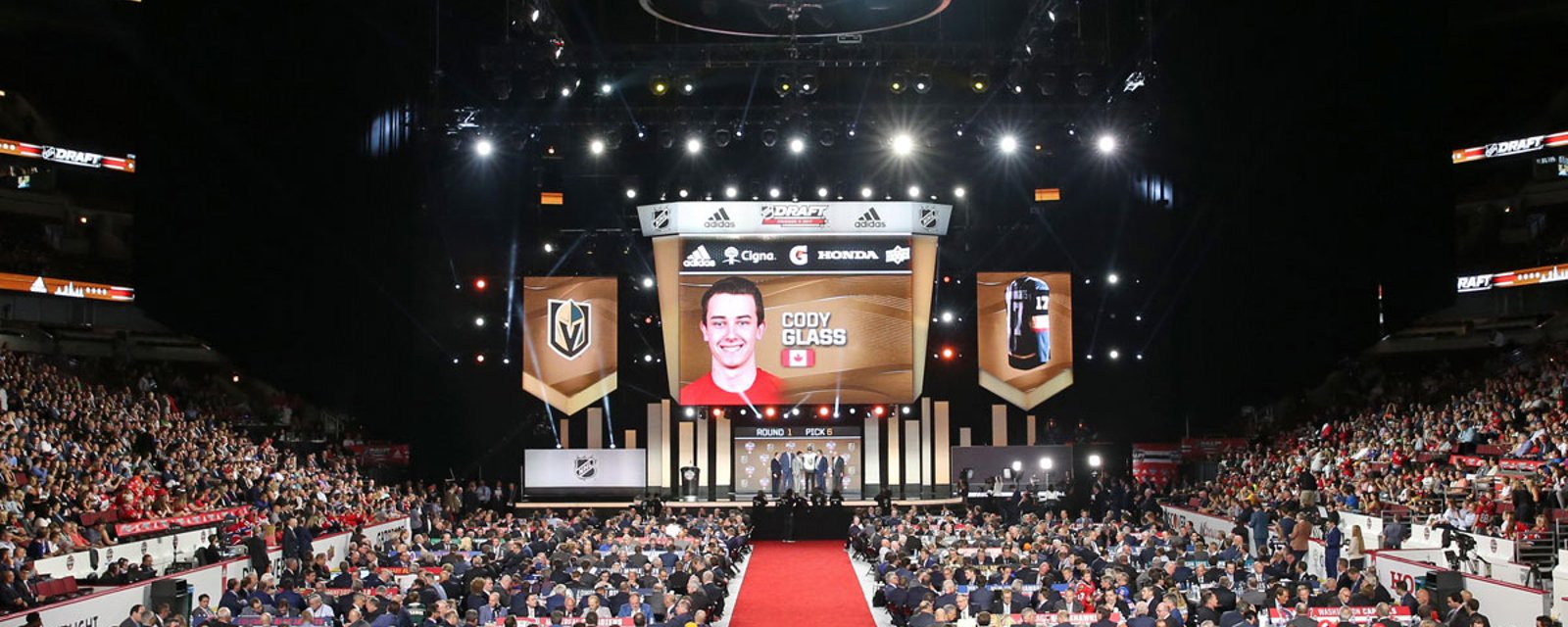 Picked in the first round of the NHL Entry Draft, this player is not in today's USA line-up