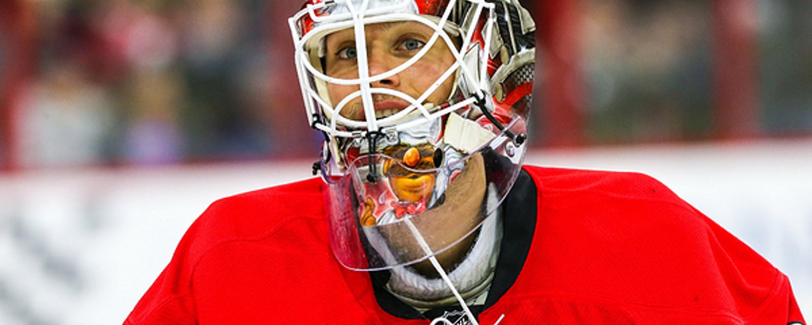 Must See: Flames goalies' new pads a blast from the past