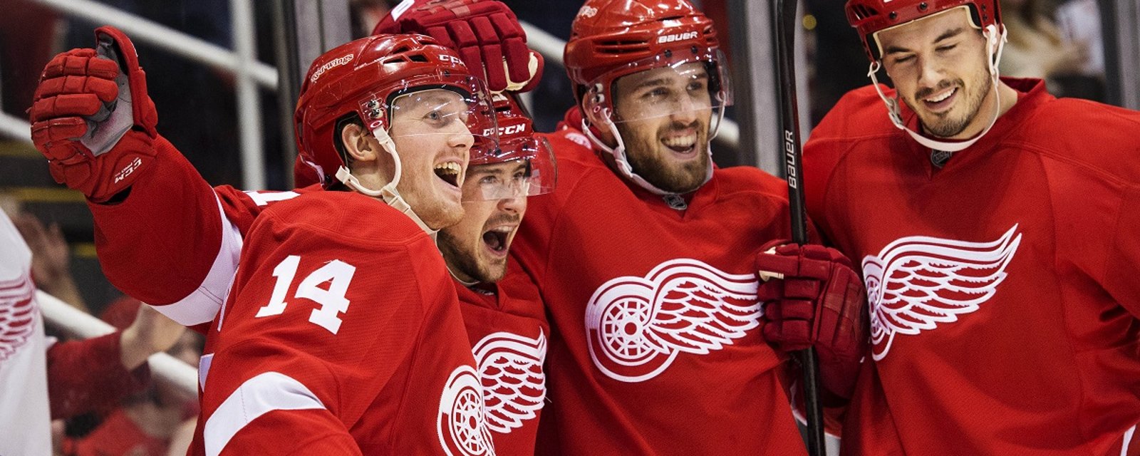 Three names on Red Wings roster rumored in trade talk.