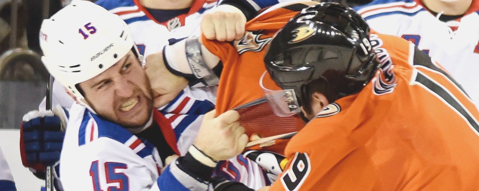 Reporters asked Rangers head coach if Tanner Glass is allowed to fight prior elimination game.
