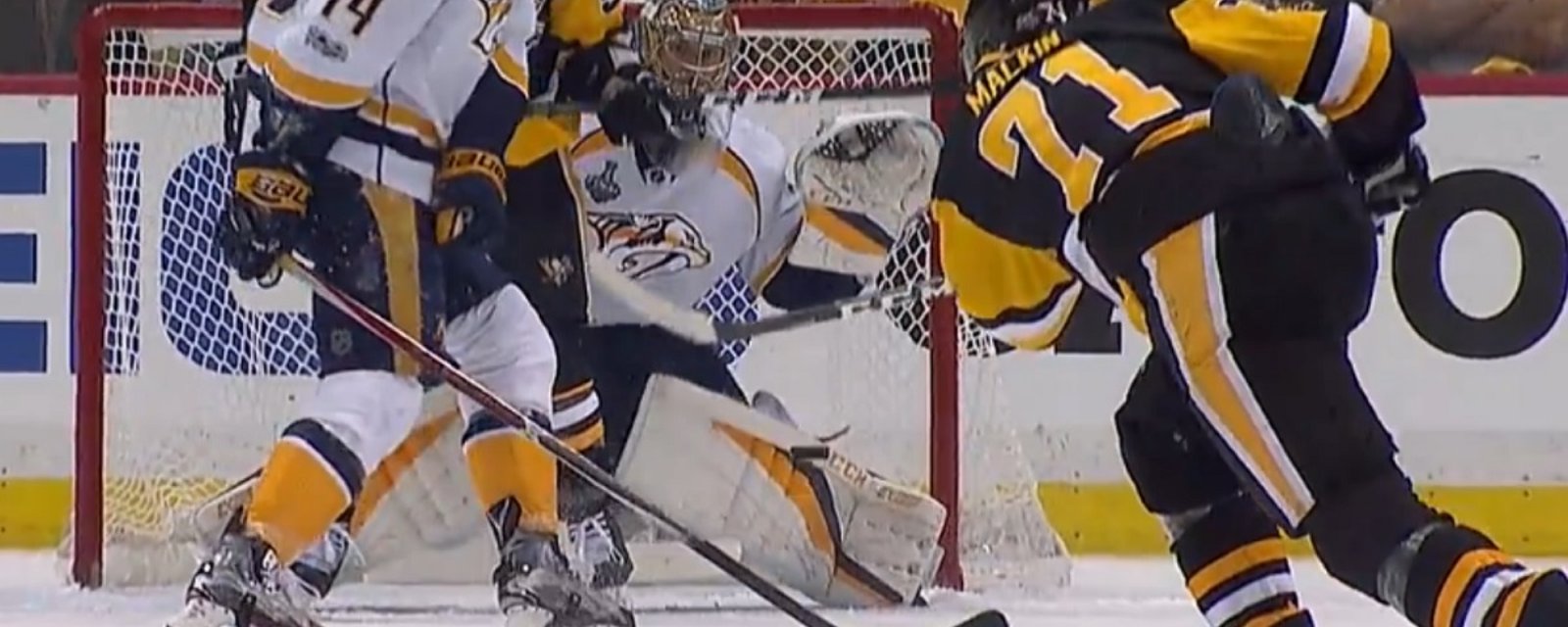 Evgeni Malkin opens up the scoring in the Stanley Cup Final!