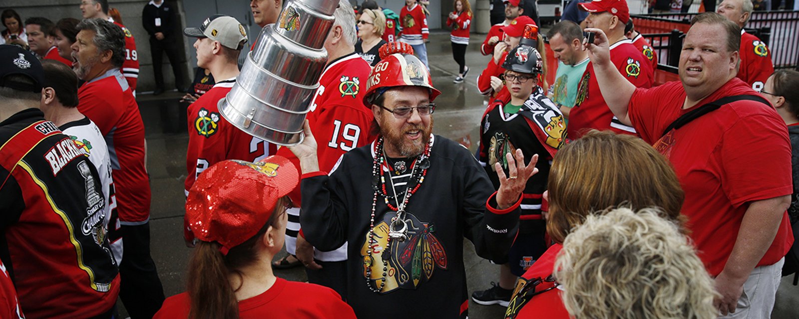 Must see: we found the Blackhawks' new jester! 