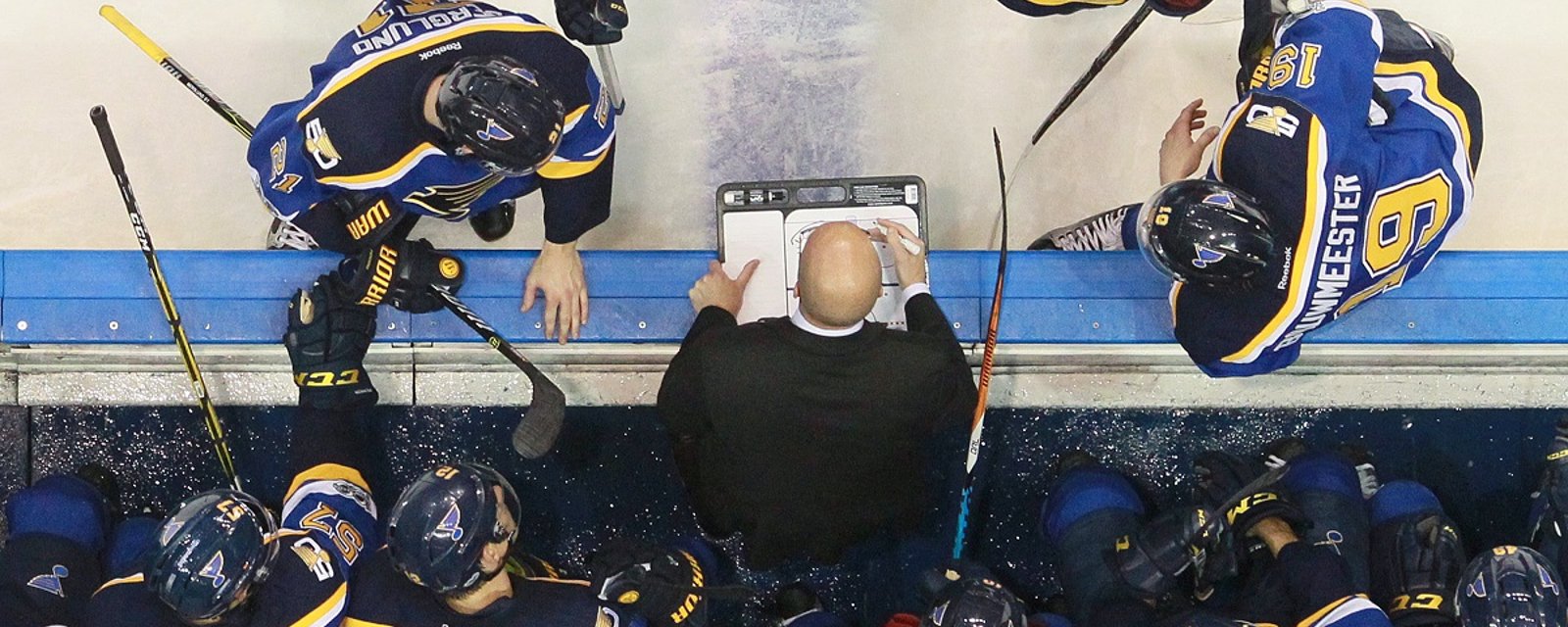Breaking: Blues defenseman may have been serious injured.