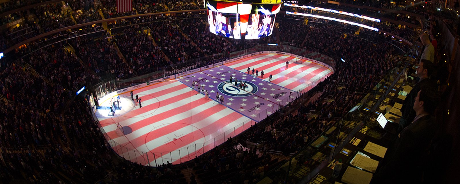 Fan displays incredible act of disrespect during National Anthem!