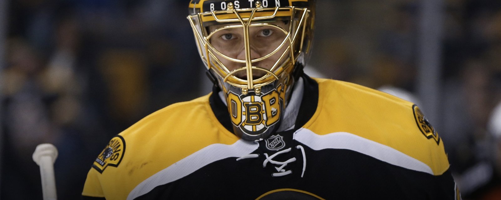 Breaking: Khudobin did not travel with Boston!