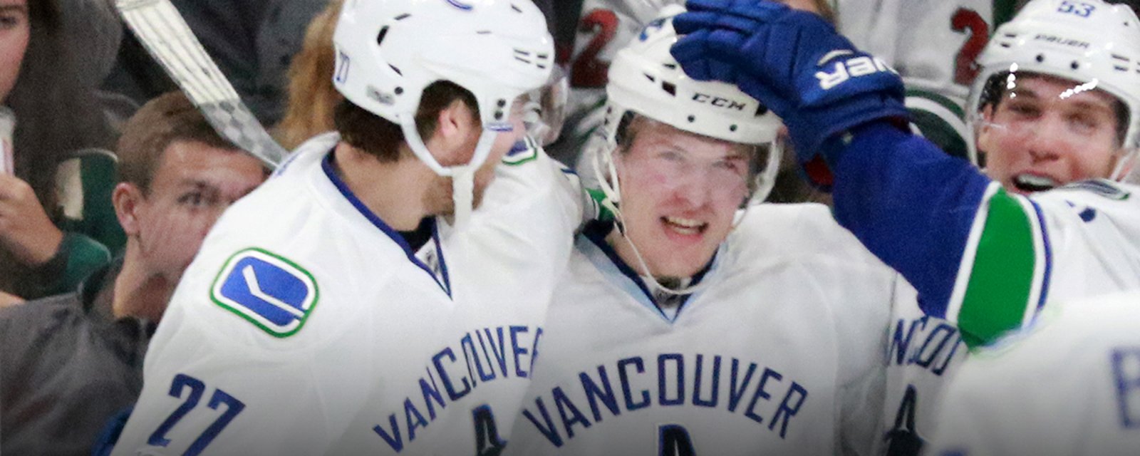 Breaking: Boeser out of the lineup tonight