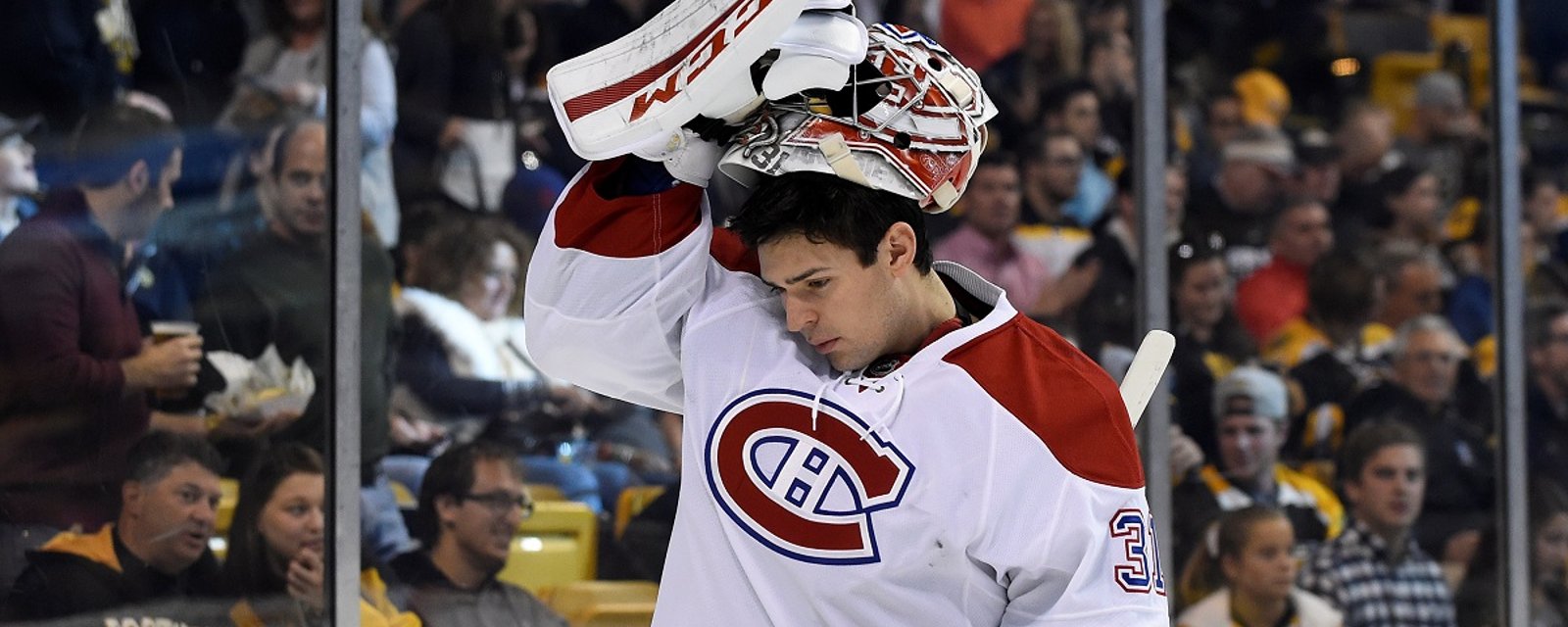 Breaking: Another major red flag for Carey Price. 