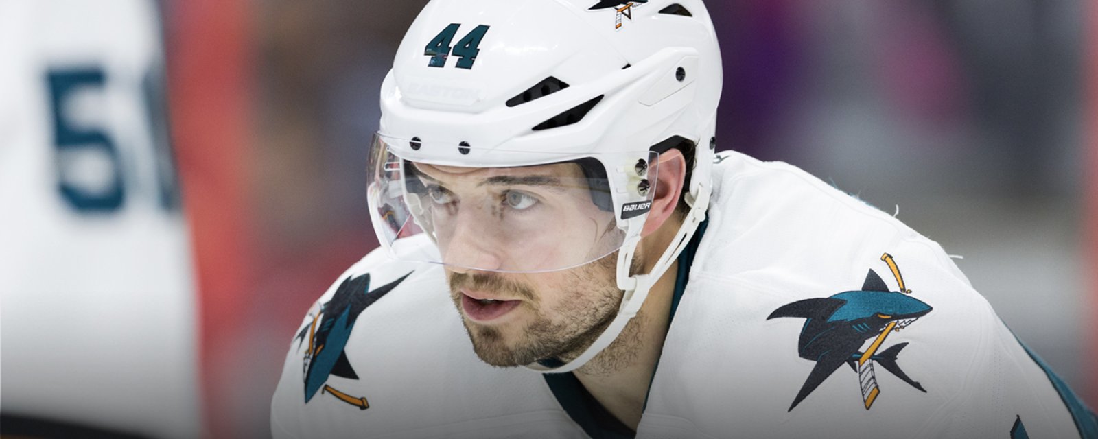 Breaking: Vlasic injured after taking huge hit from Johansen