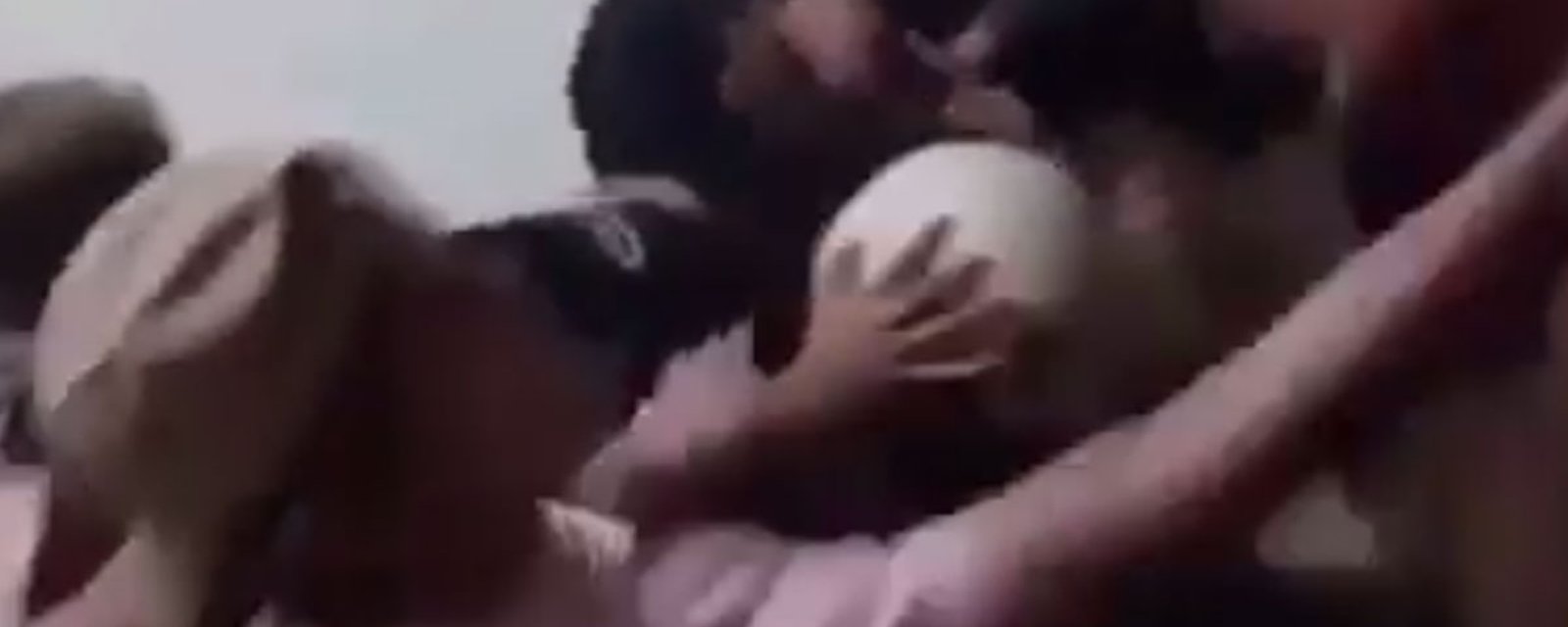 Video: Savage and senseless brawl breaks out in arena stands! 