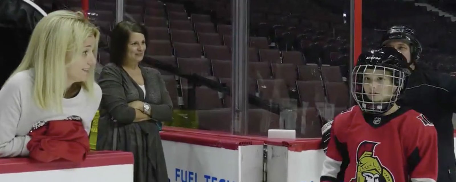 Must see: Hockey Fights Cancer offers 10-year-old a day to remember! 