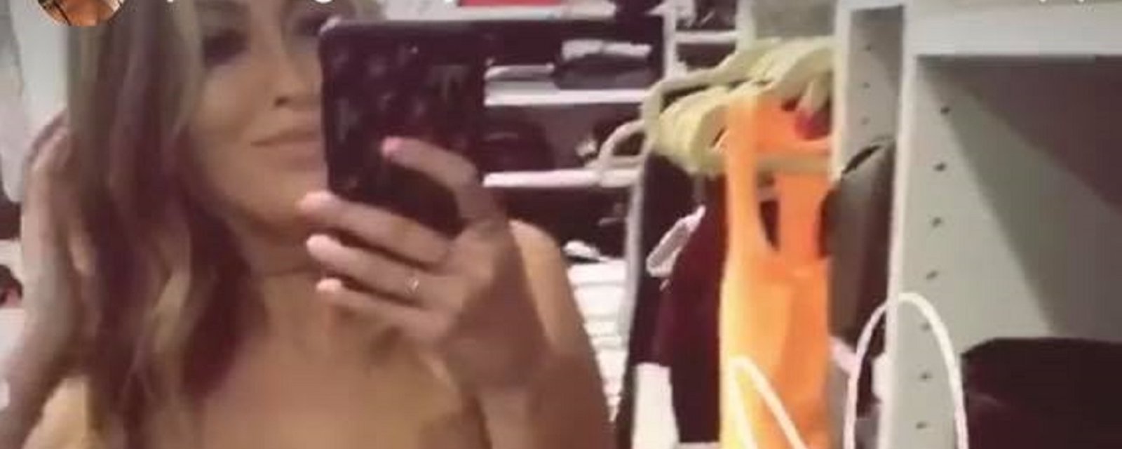 Paulina Gretzky shares far too revealing video online. 