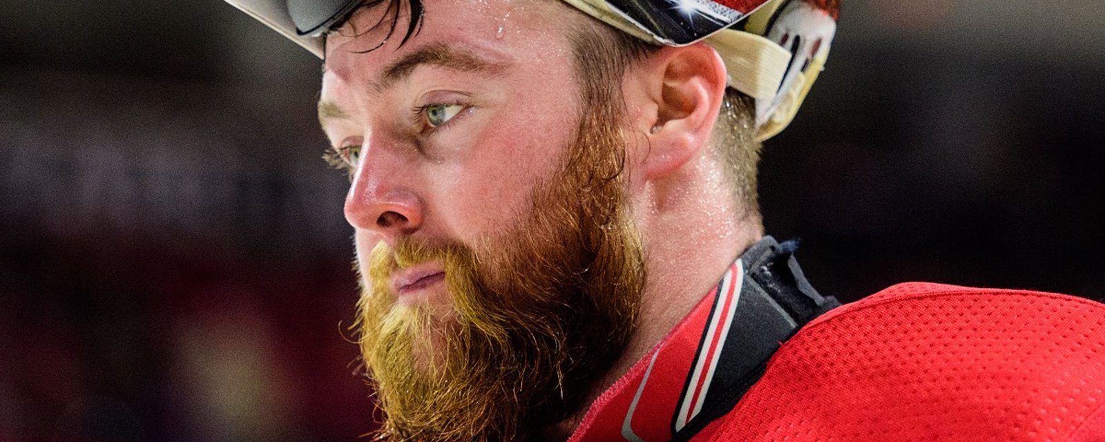 Breaking: Goaltender Scott Darling is done in Carolina.