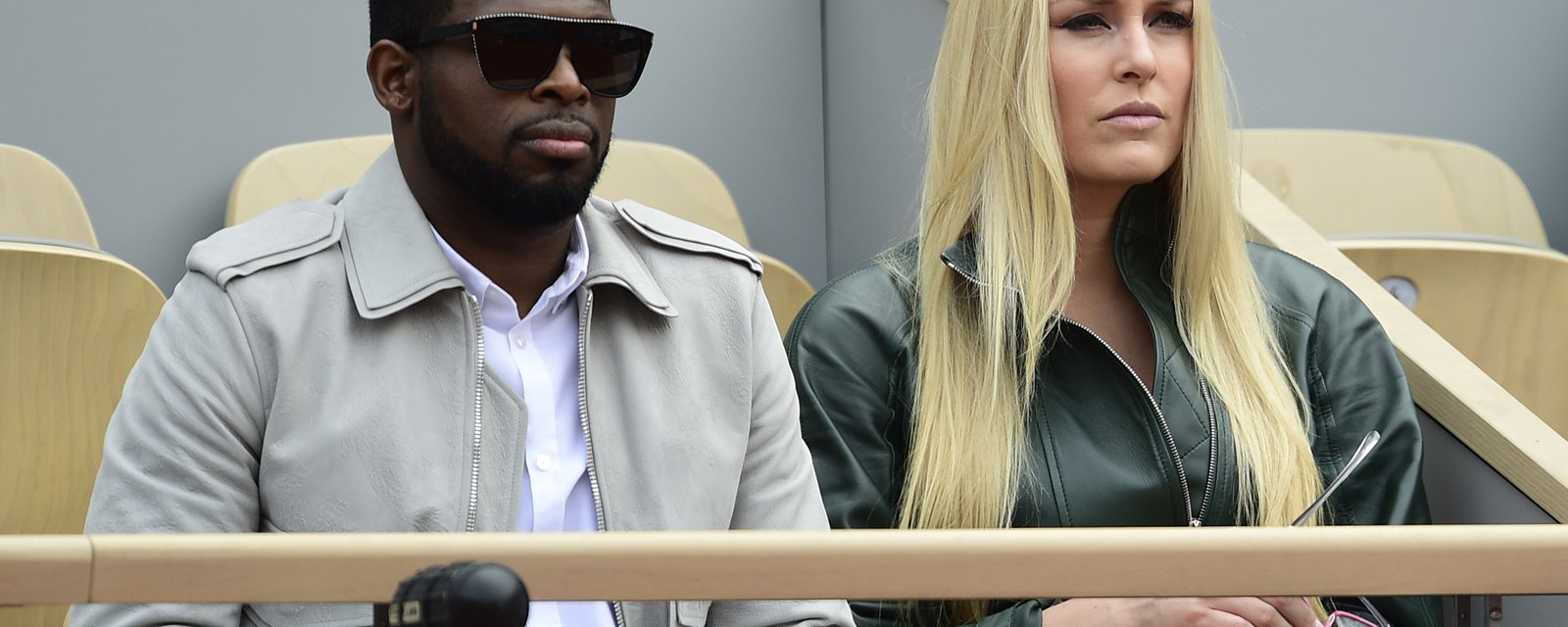 P.K. Subban and wife take no chances going to the grocery store