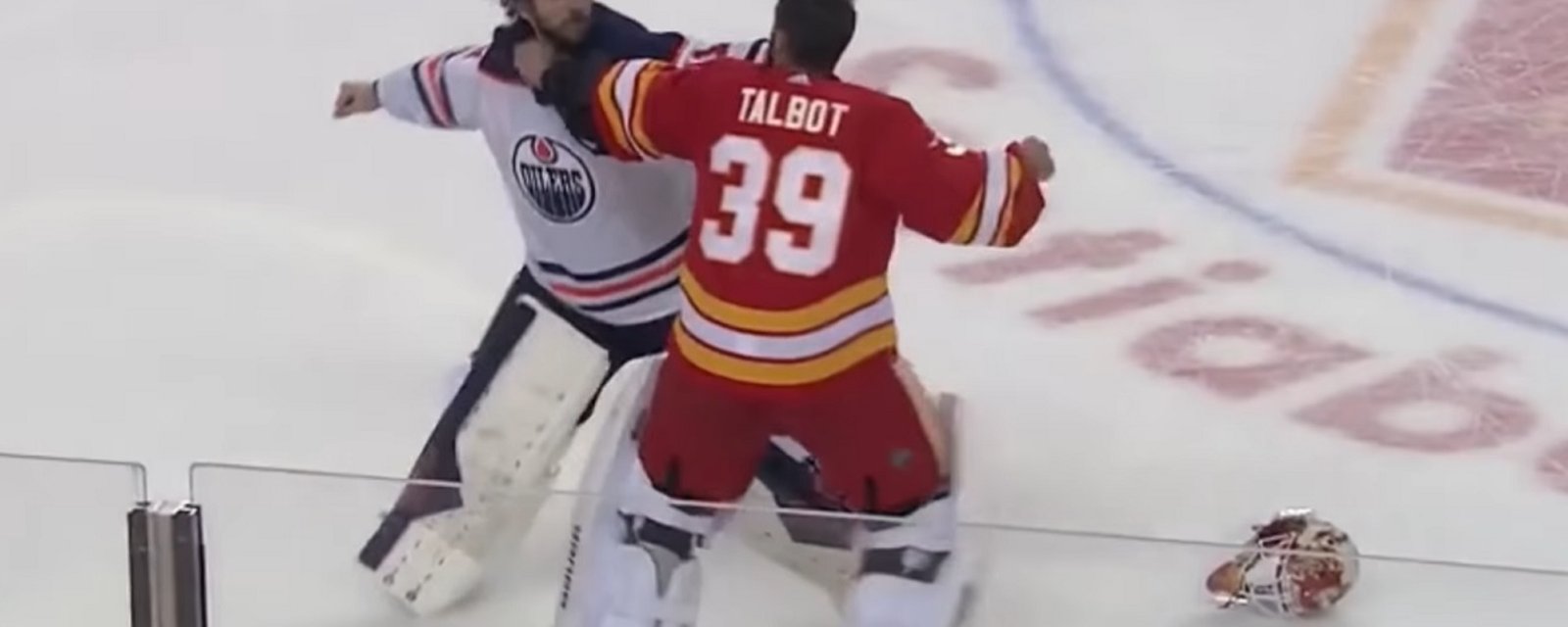 Mike Smith and Cam Talbot drop the gloves for the first goalie fight in years!