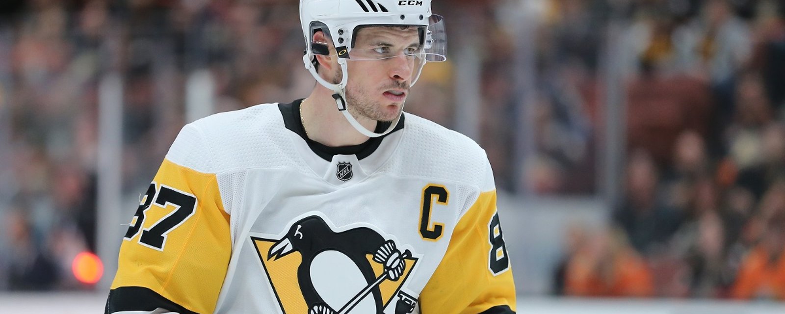 There is something off with Sidney Crosby.