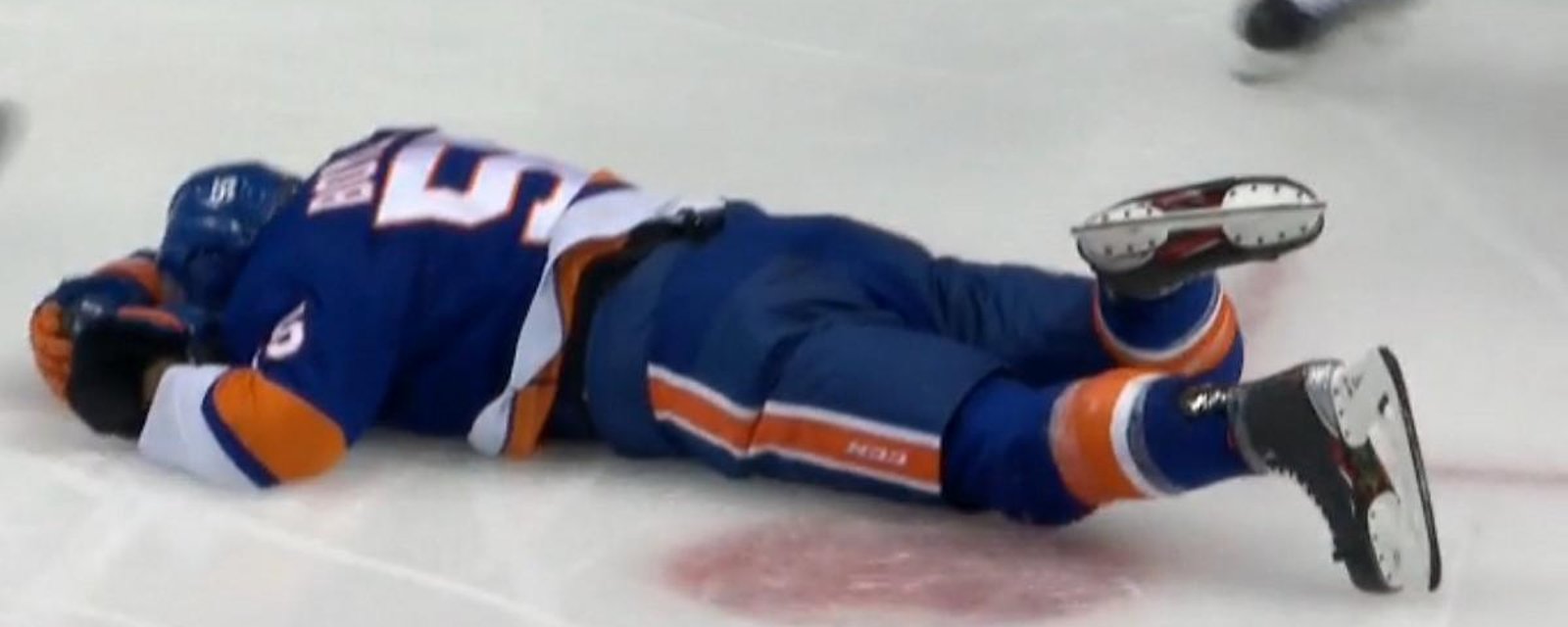 Controversial call after Matheson lays out Boychuk with a huge hit.