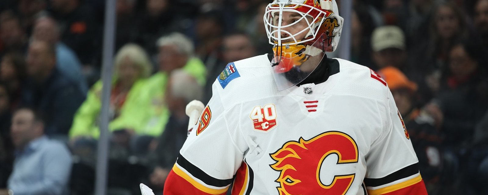 Flames appear to have picked their starting goaltender.