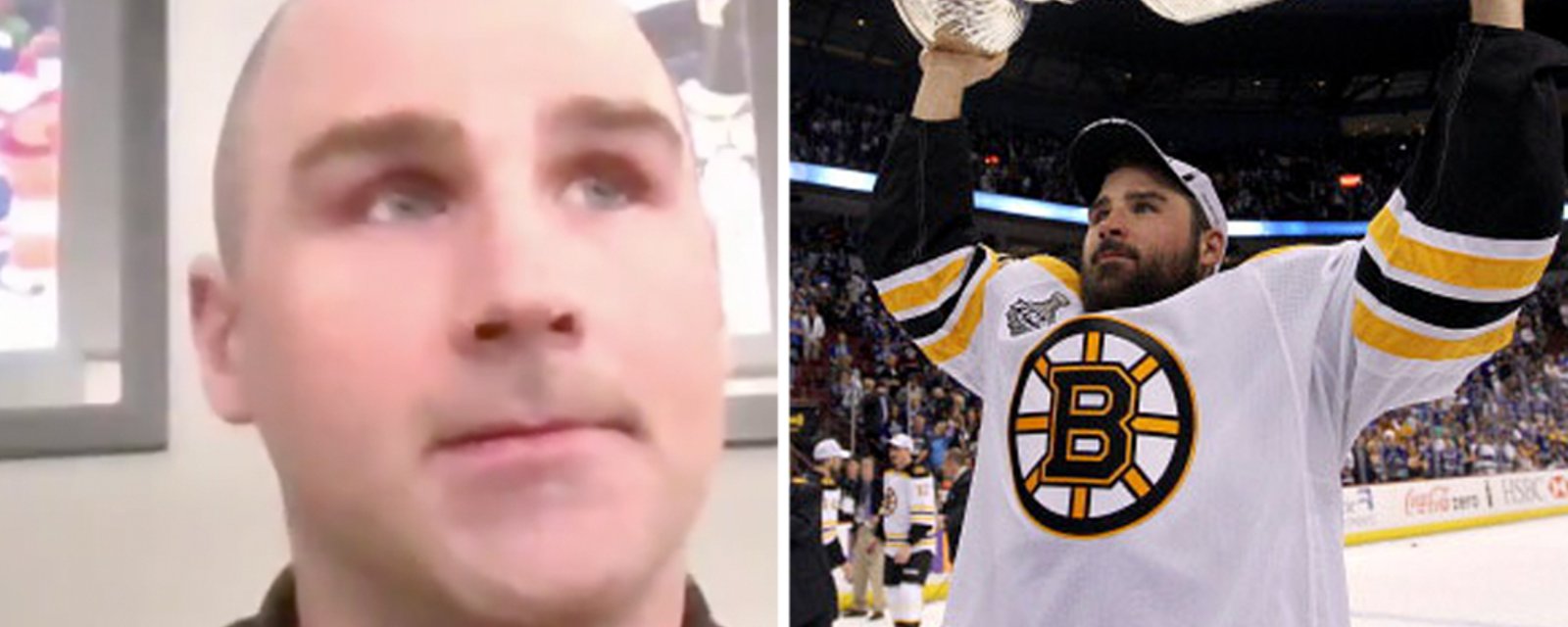 Johnny Boychuk gets emotional in explaining his reasons for retiring