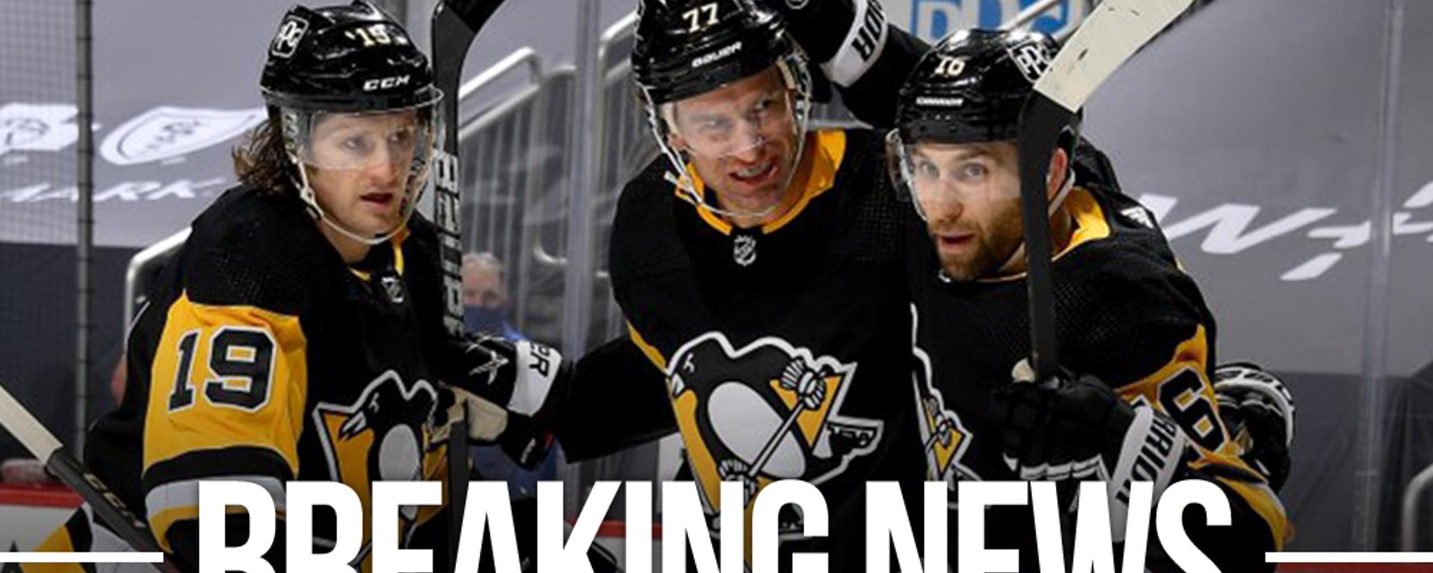 Jeff Carter scores his first hat trick as a member of the Penguins