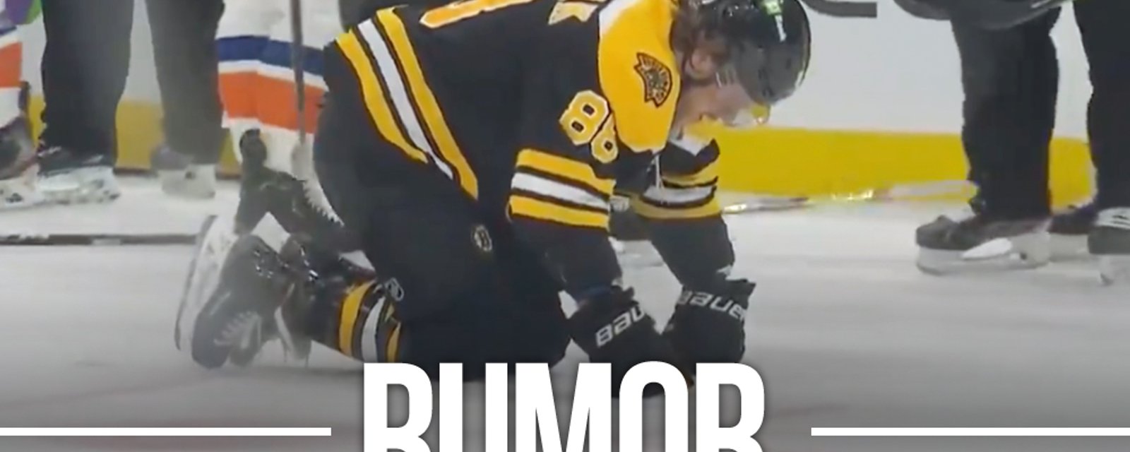 Komarov butt-ends Pastrnak after the whistle and Jack Edwards absolutely loses his mind