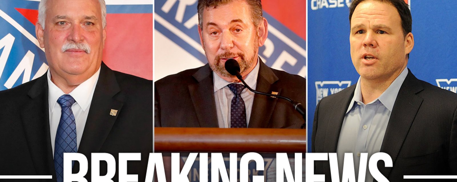 Rangers owner James Dolan breaks his silence on today's firings and hirings