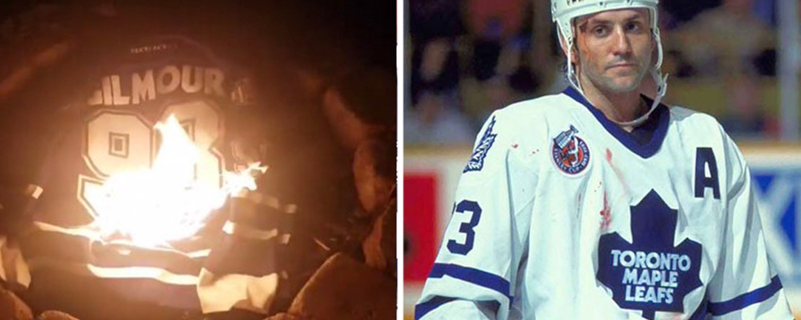 Doug Gilmour takes to social media after Leafs fan burns his jersey in effigy